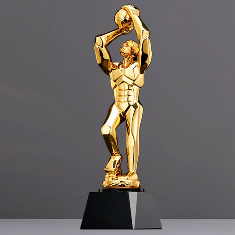 Badminton Europe - Trophée en résine personnalisé pour volley-ball,