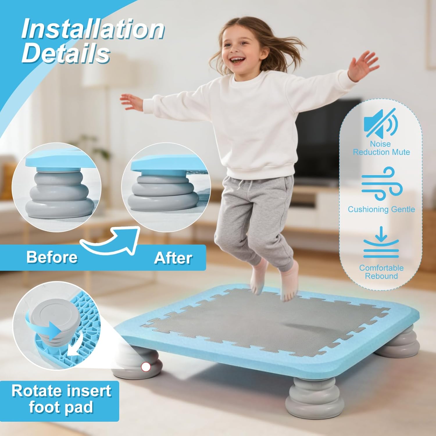 Training Net Mini - Trampoline pour enfants, lit de saut