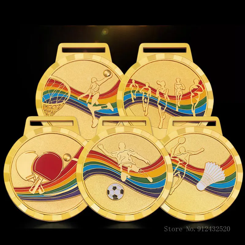 Badminton Europe - Médaille personnalisée à suspendre au cou,