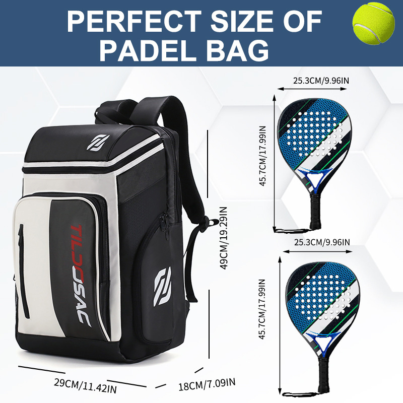 Backpack Racket Bag - Sac à dos unisexe pour raquette