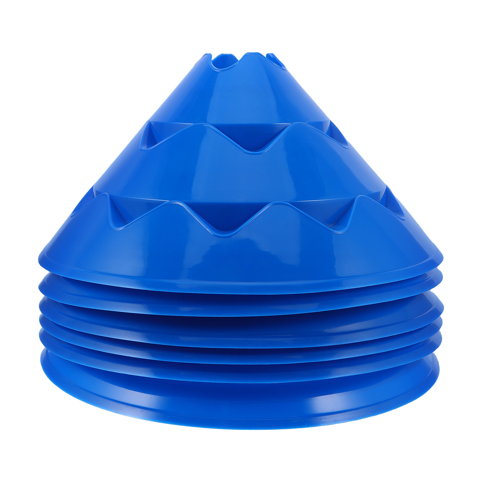 Court Marker Cone - 6 cônes d'entraînement multisports pour football,