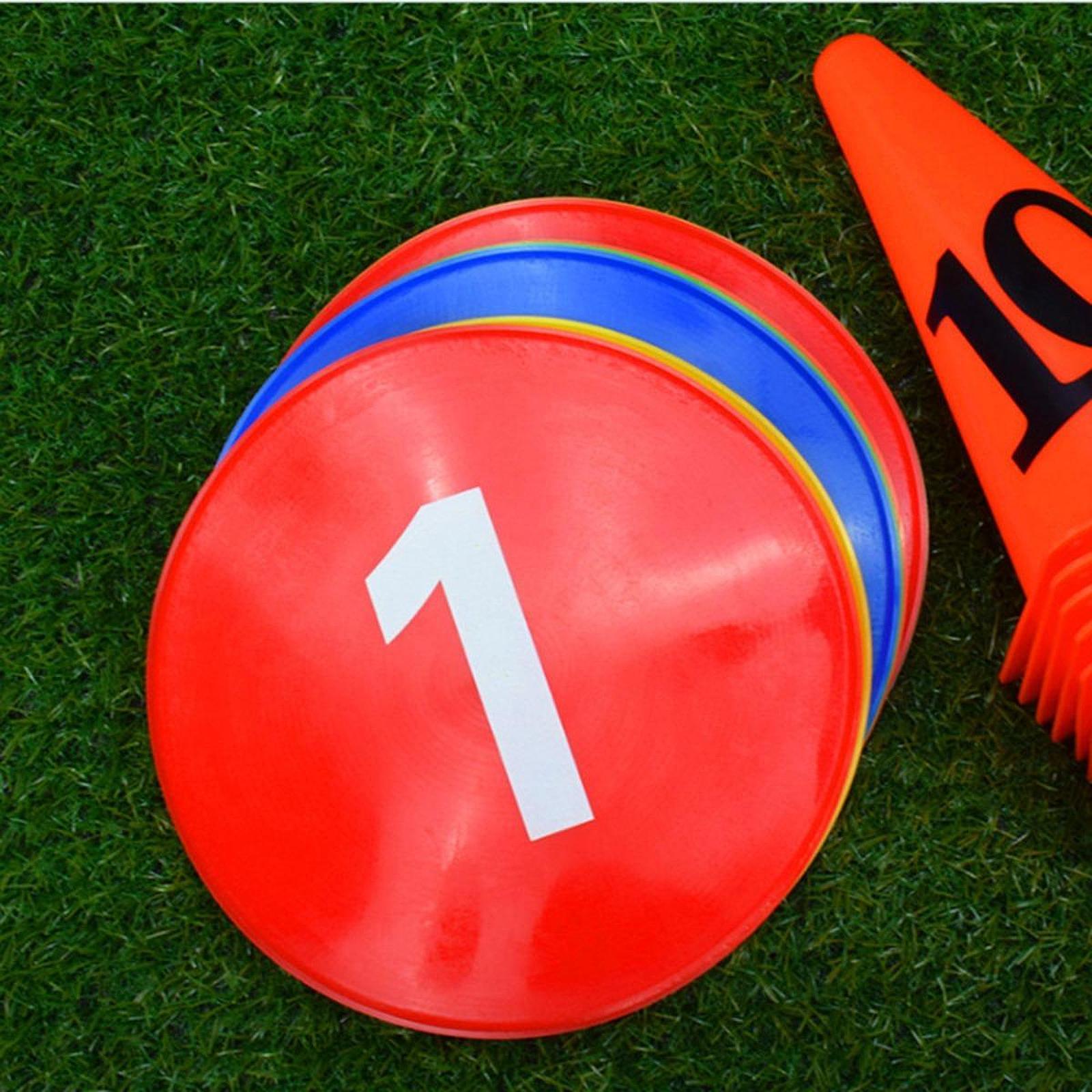 Cônes plats de football en PVC - Court Marker Cone avis et prix