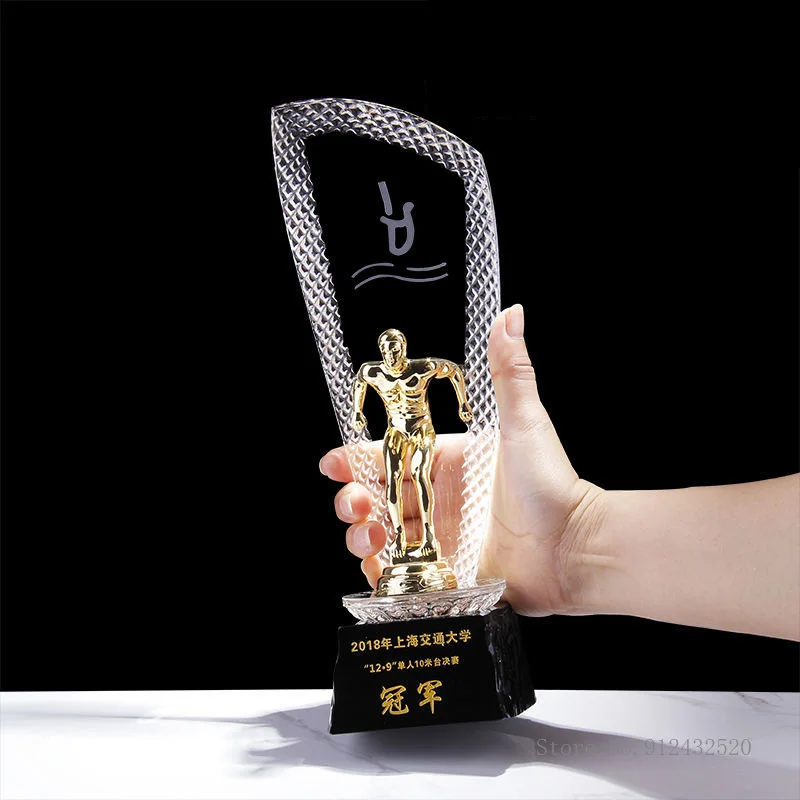 Trophée en cristal personnalis - Badminton Europe avis et prix