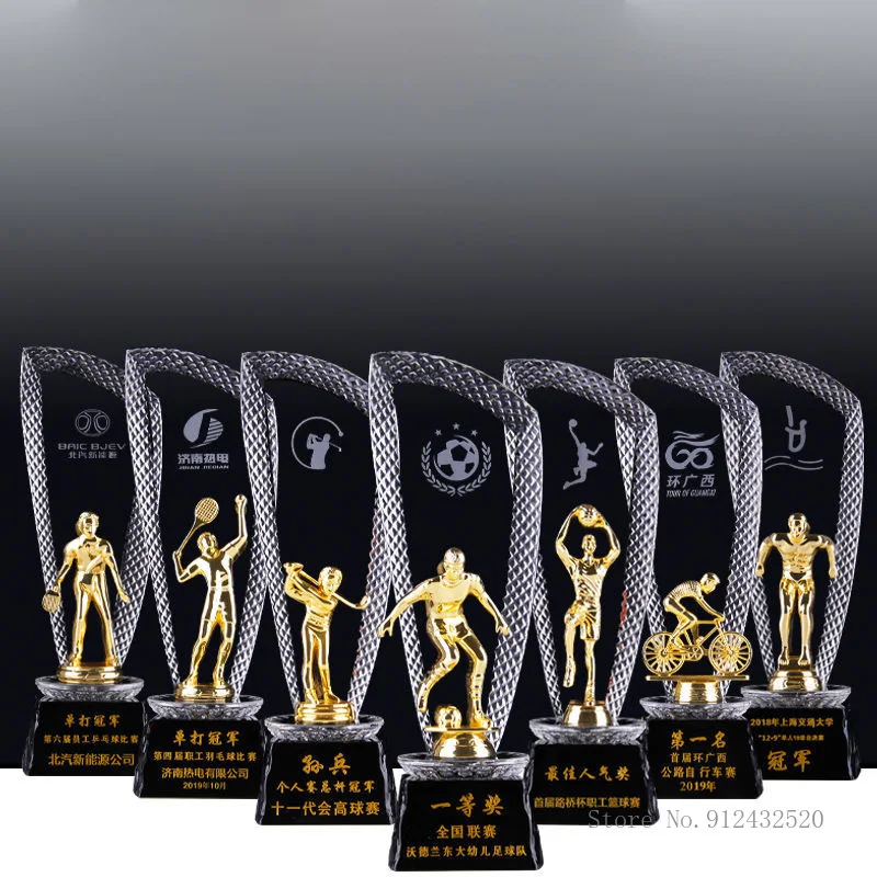 Trophée en cristal personnalis - Badminton Europe avis et prix