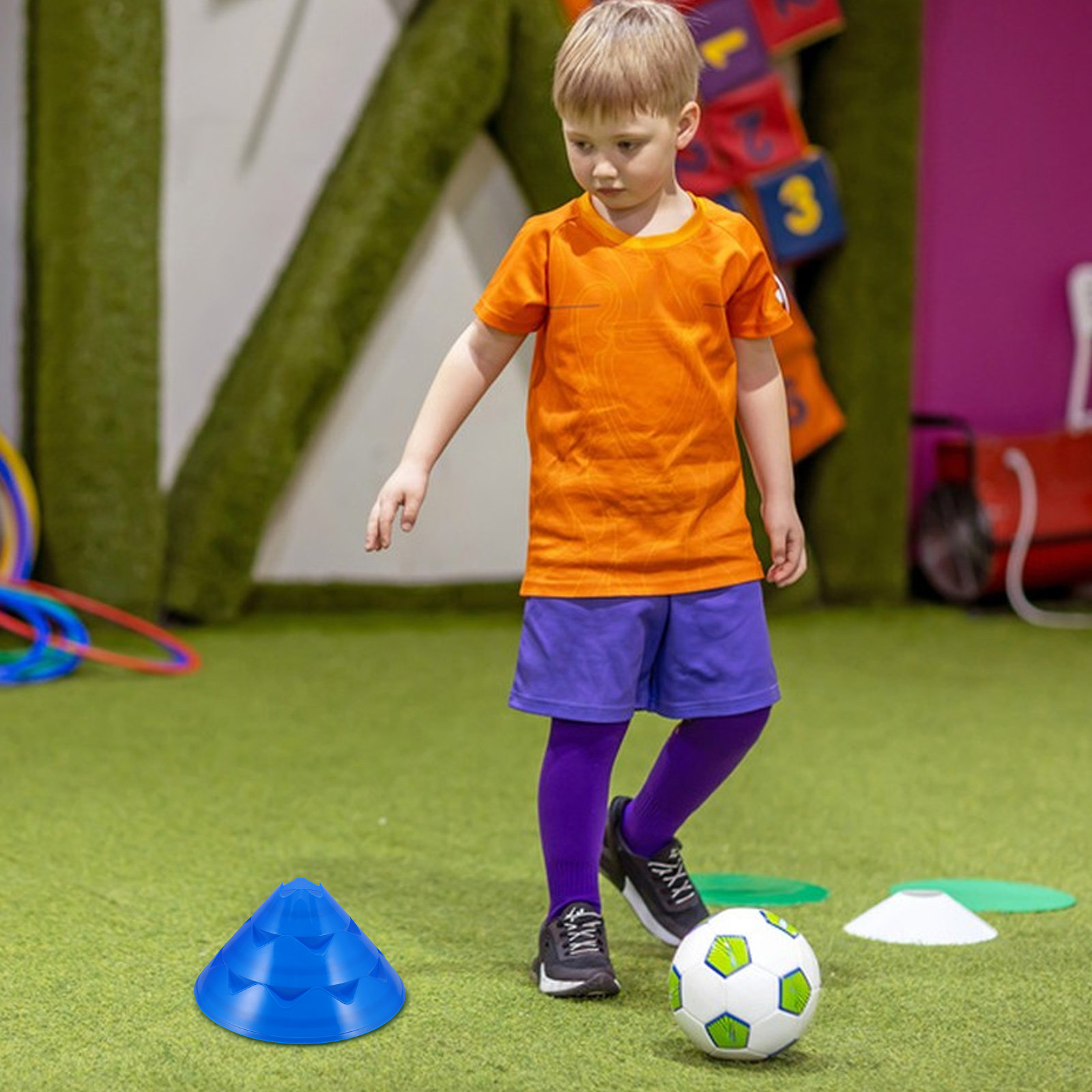 6 cônes d'entraînement de foot - Court Marker Cone avis et prix